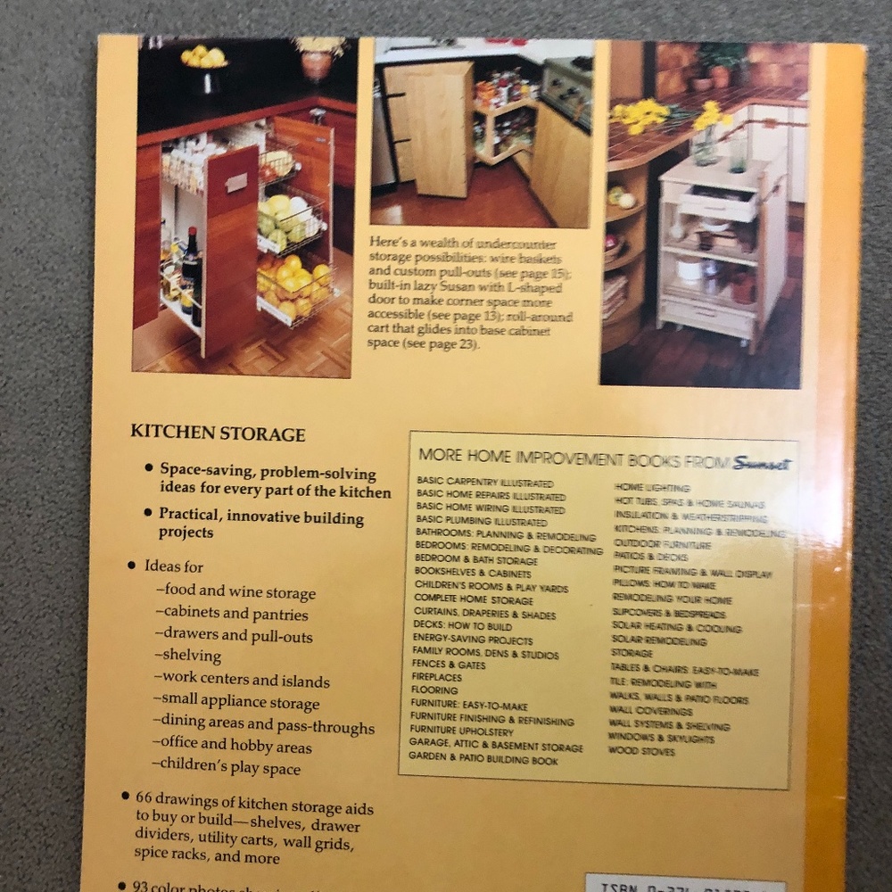 Sunset Kitchen Storage Book - Picture 2 of 3